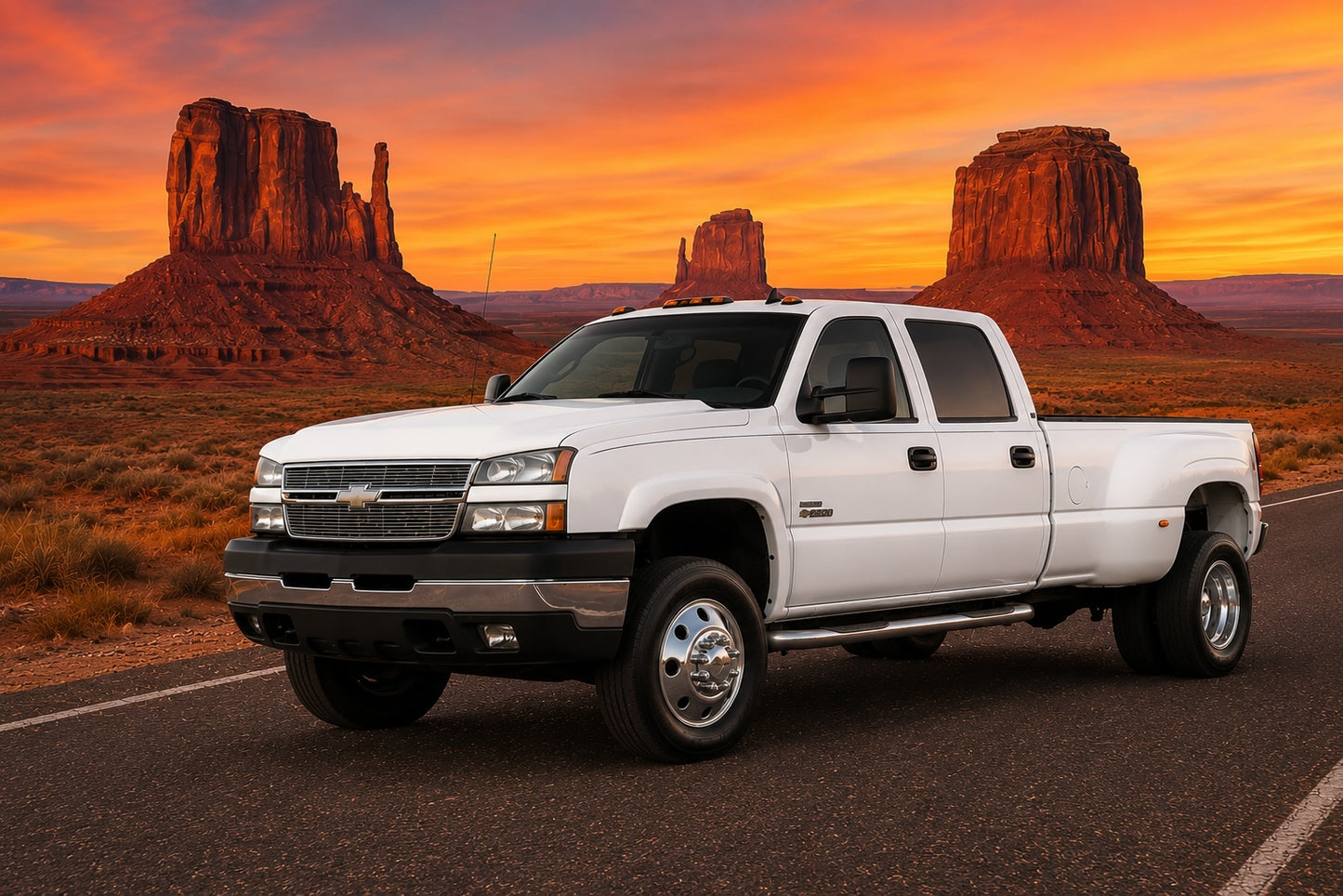 2006 Chevrolet Silverado 3500 LT3 Crew Cab Duramax Dually 4×4